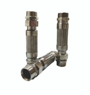 SS Flexible Braided Hose with Threaded Connections Inflex Hydraulics