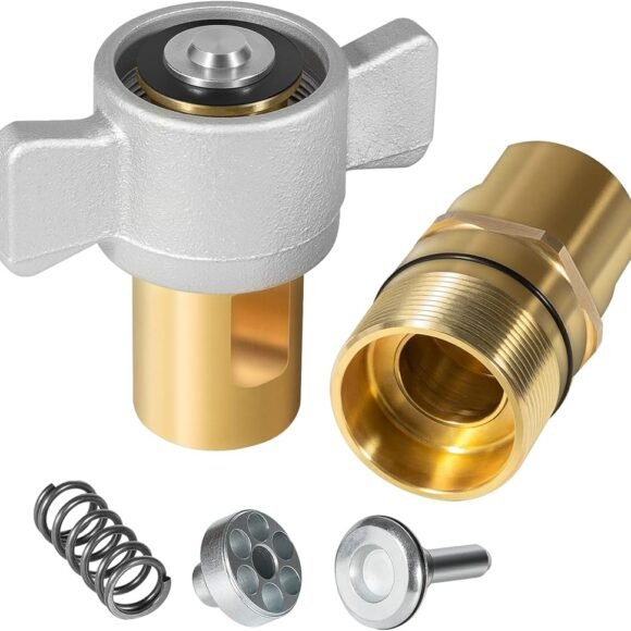 Brass Heavy Duty Wing Nut Coupling Inflex